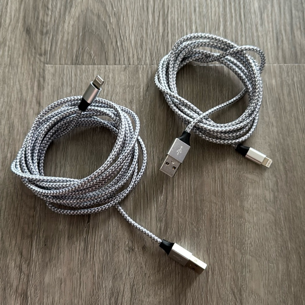 USB to Lightning Braided Cables